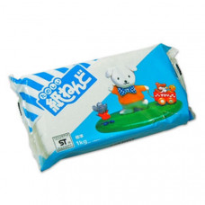 Белая самозатвердевающая пластика, 1 кг., Paper Clay, Padico