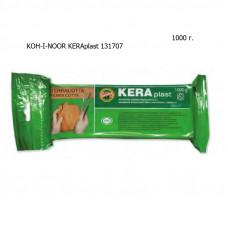 Терракотовая керамическая масса, самозастивающая, 1000 г., KOH-I-NOOR KERAplast 131707