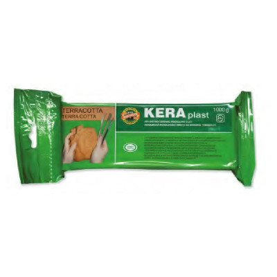 Терракотовая керамическая масса, самозастивающая, 300 г., KOH-I-NOOR KERAplast 131709 Терракотовая керамическая масса, самозастивающая, 300 г., KOH-I-NOOR KERAplast 131709